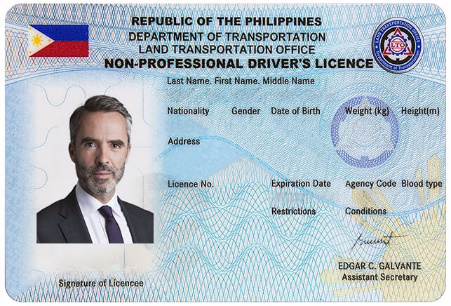 Philippines Driver's License