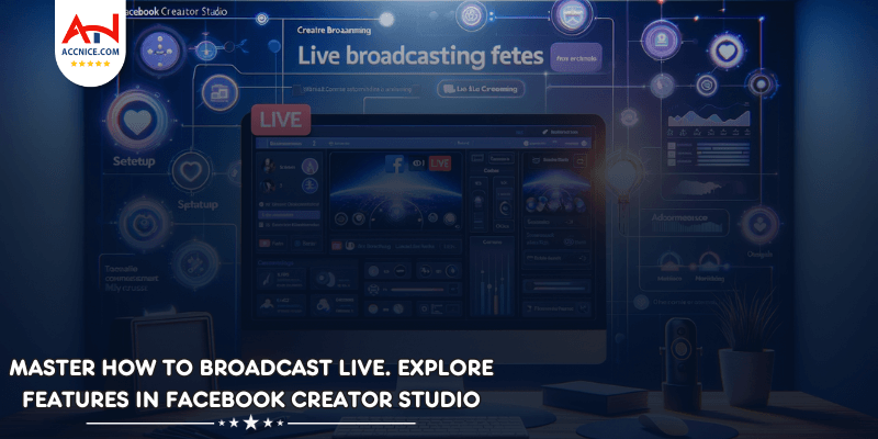 Master how to broadcast live. Explore features in Facebook Creator Studio