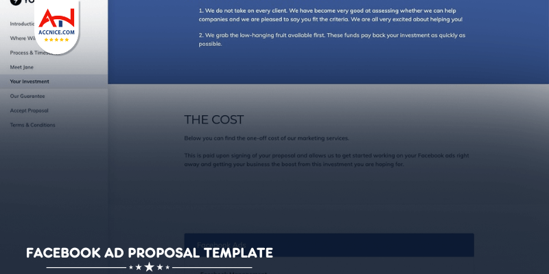 Facebook Ads Proposal Template