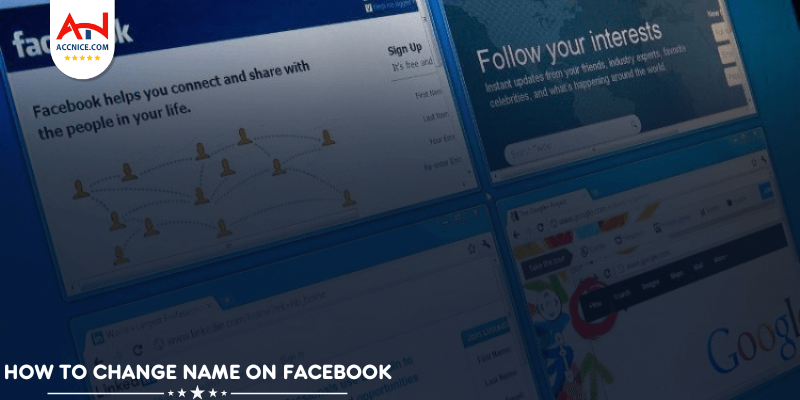 how to change name on facebook