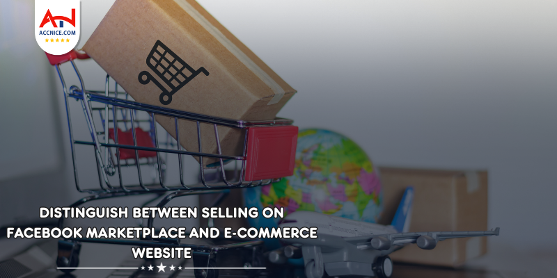 Distinguishing Between Selling on Facebook Marketplace and E-Commerce Websites