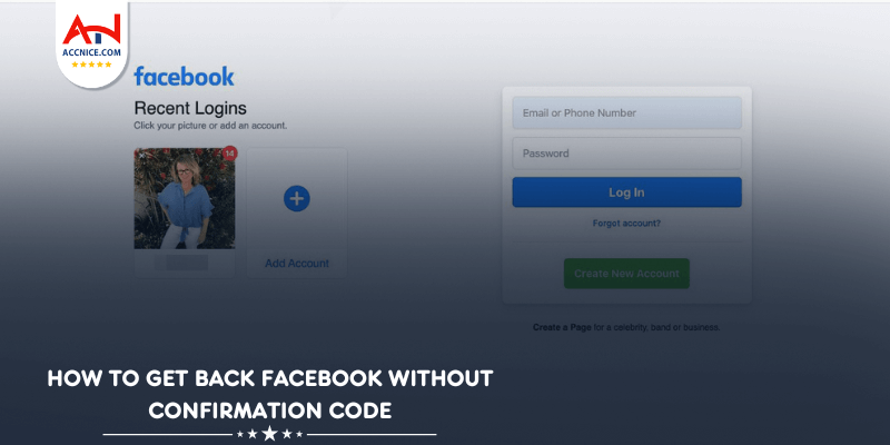 How to get back Facebook without confirmation code