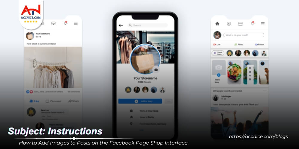 How to Add Images to Posts on the Facebook Page Shop Interface